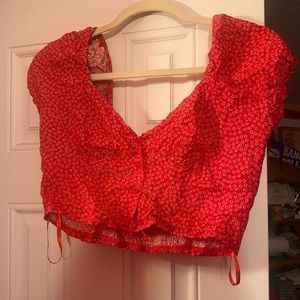 Princess Polly floral crop top